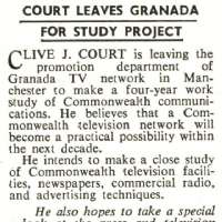 Court Leaves Granada for Study Project