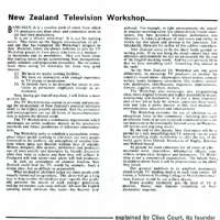 New Zealand Television Workshop